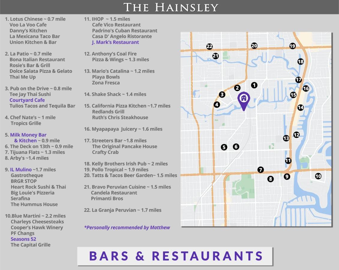 Hainsley Apartments - Walk To Wilton Drive Fort Lauderdale Exteriér fotografie